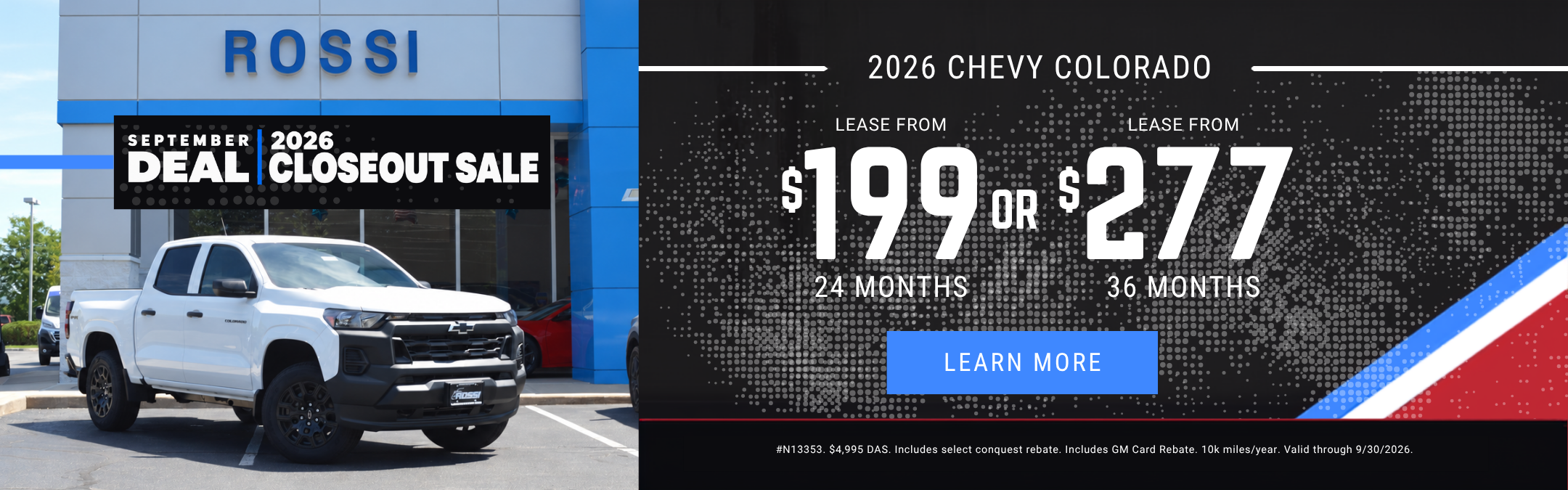 Best 2026 Chevy Colorado Lease Deal NJ | Rossi Chevrolet