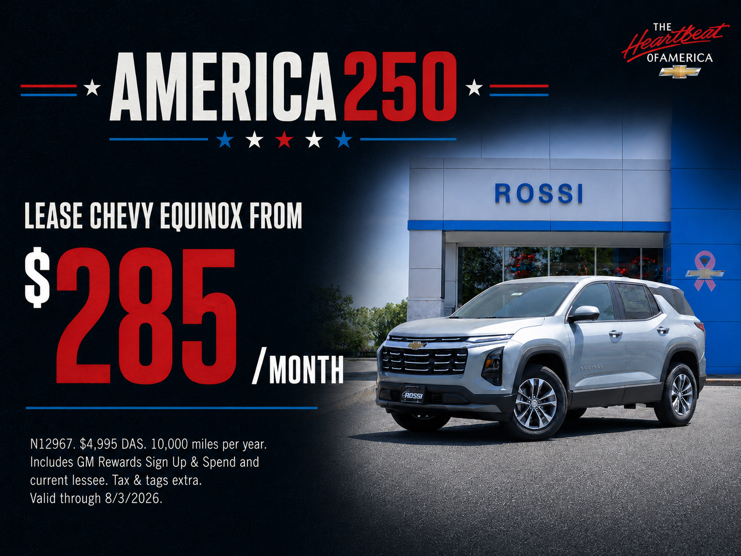 2026 Chevy Equinox Lease & Finance Deals NJ | Rossi Chevy
