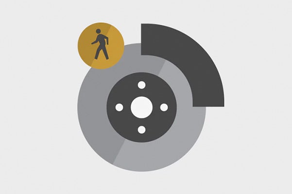 Pedestrian Braking Icon